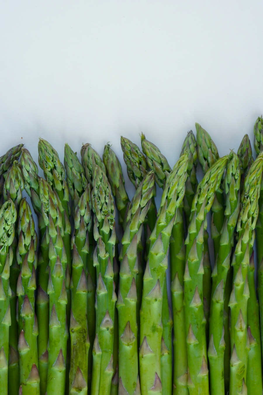 Vibrant, green asparagus 