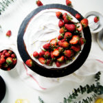 This fragrant, fresh vegan strawberry lemon cake is spring in cake form!