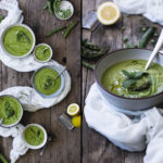 Green Asparagus Soup for cool spring days