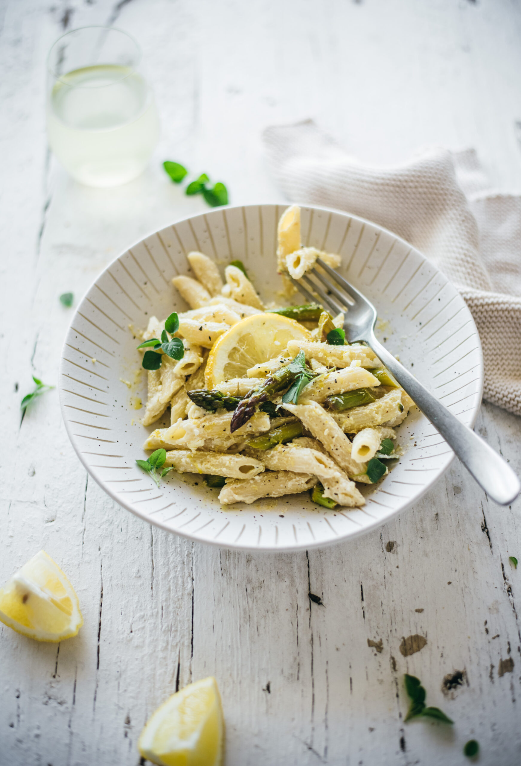 Baked Feta & Asparagus Pasta ⋆ The Mellow Kitchn