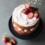 Strawberry Mascarpone Coconut Cake & Spring Vibes