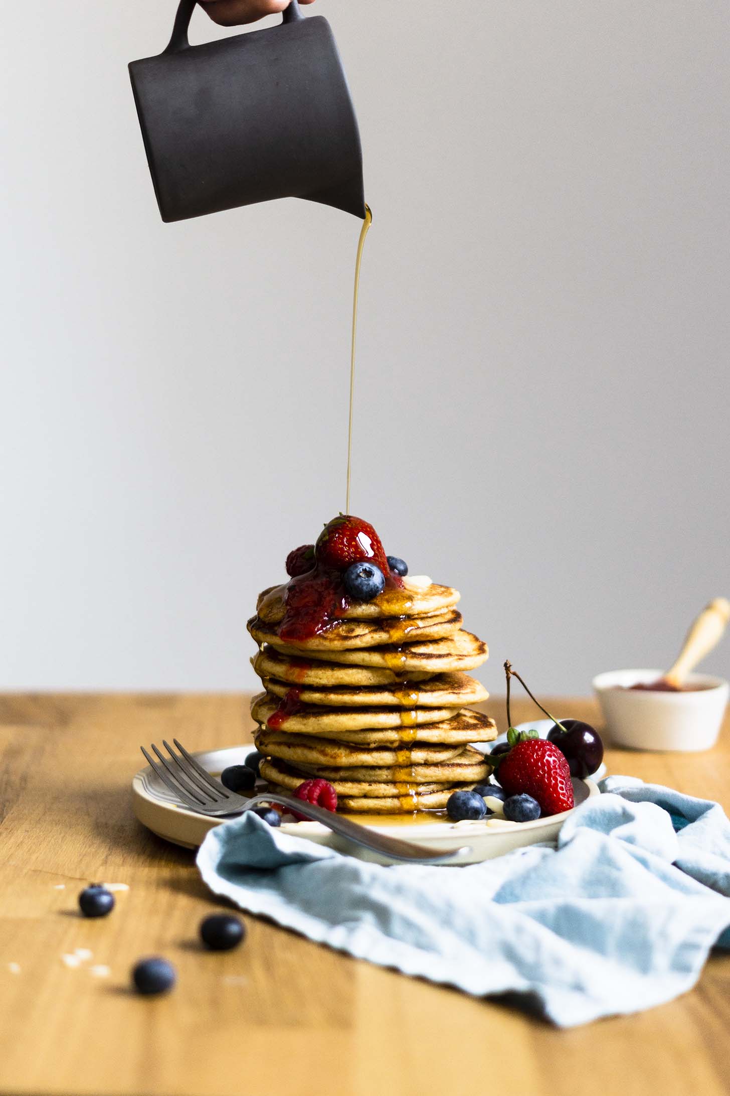 Fluffy Einkorn Pancakes ⋆ The Mellow Kitchn